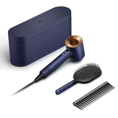 Dyson Supersonic HD07 Prussian  Blue/Copper с набором расчесок  и кейсом